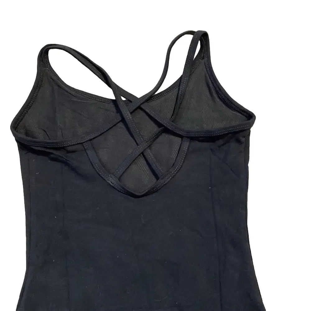 NEW Daydance Lined Black Dance Ballet Strappy Leotard Sz 6/7